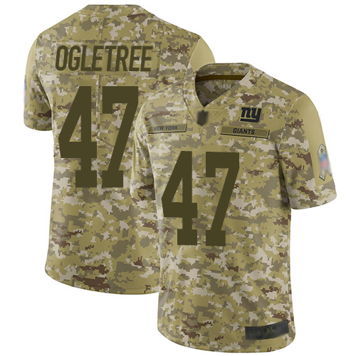Giants #47 Alec Ogletree Camo Men's Stitched Football Limited 2018 Salute To Service Jersey Giants #47 Alec Ogletree Camo Men's Stitched Football Limited 2018 Salute To Service Jersey
