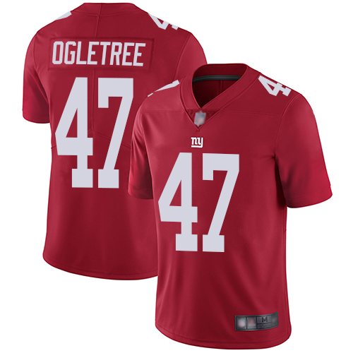 Giants #47 Alec Ogletree Red Alternate Men's Stitched Football Vapor Untouchable Limited Jersey Giants #47 Alec Ogletree Red Alternate Men's Stitched Football Vapor Untouchable Limited Jersey