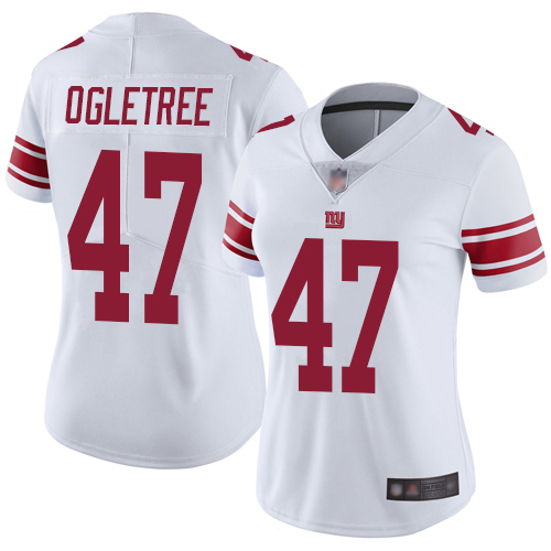Giants #47 Alec Ogletree White Women's Stitched Football Vapor Untouchable Limited Jersey Giants #47 Alec Ogletree White Women's Stitched Football Vapor Untouchable Limited Jersey