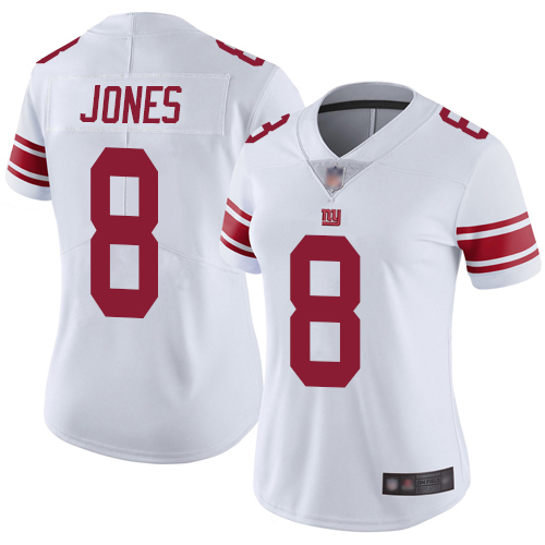 Giants #8 Daniel Jones White Women's Stitched Football Vapor Untouchable Limited Jersey Giants #8 Daniel Jones White Women's Stitched Football Vapor Untouchable Limited Jersey