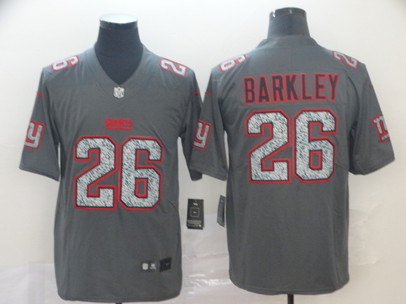 Giants 26 Saquon Barkley Gray Camo Vapor Untouchable Limited Jersey