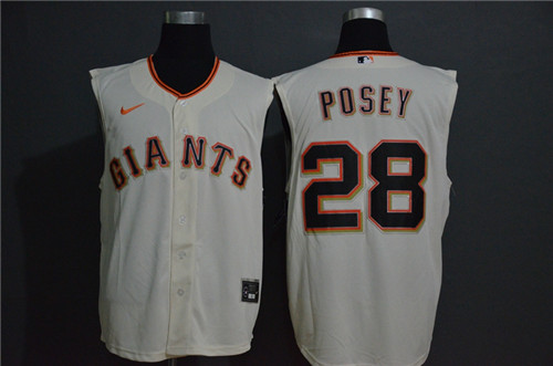 Giants 28 Buster Posey White Nike Cool Base Sleeveless Jersey Giants 28 Buster Posey White Nike Cool Base Sleeveless Jersey