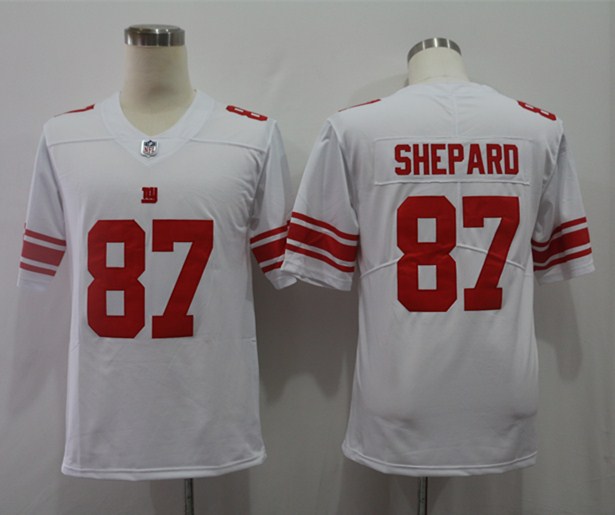 Giants 87 Sterling Shepard White Vapor Untouchable Limited Jersey