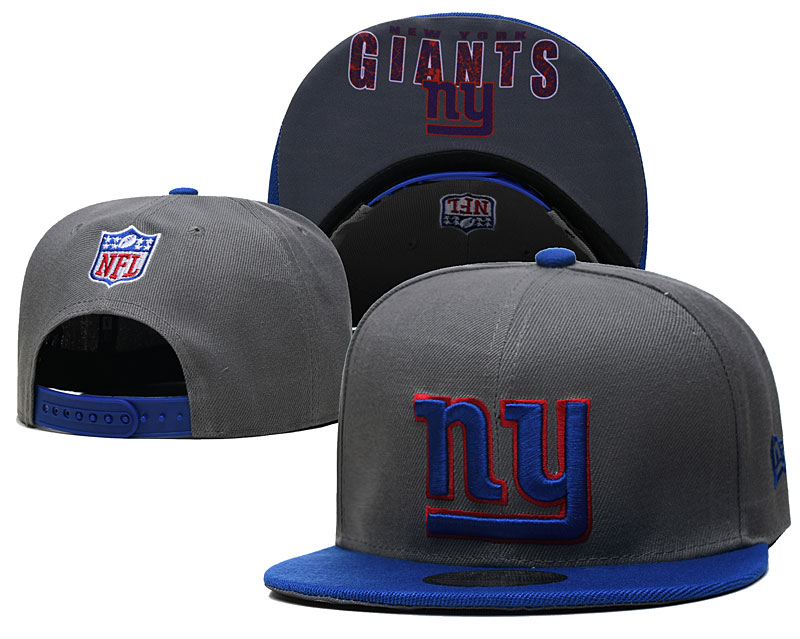 Giants Gray Snapback Hat --TX