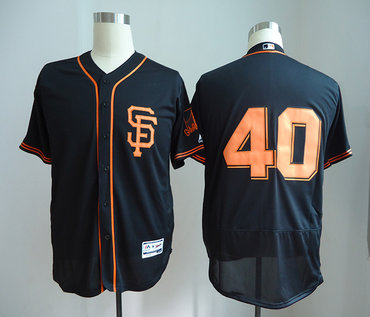 Giants Madison Bumgarner Black Flexbase Jersey