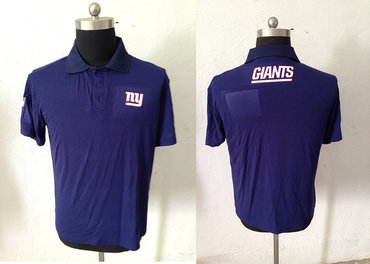 Giants NFL polo T-shirt blue