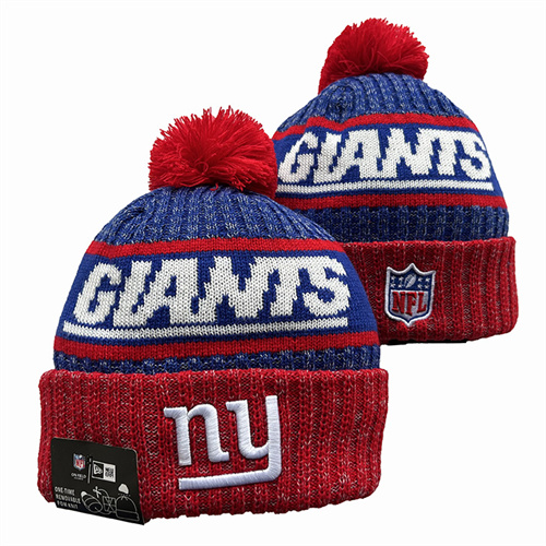 Giants Team Logo Pom Knit Hat YD-1