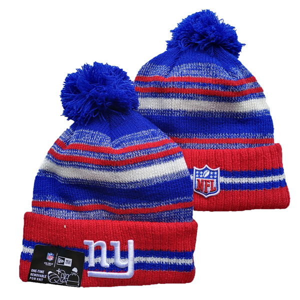 Giants Team Logo Pom Knit Hat YD