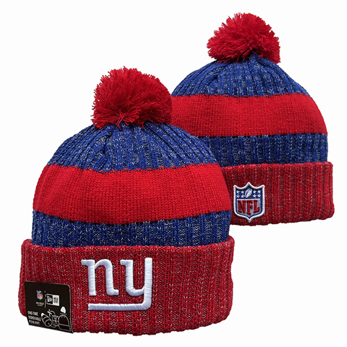 Giants Team Logo Pom Knit Hat YD-2