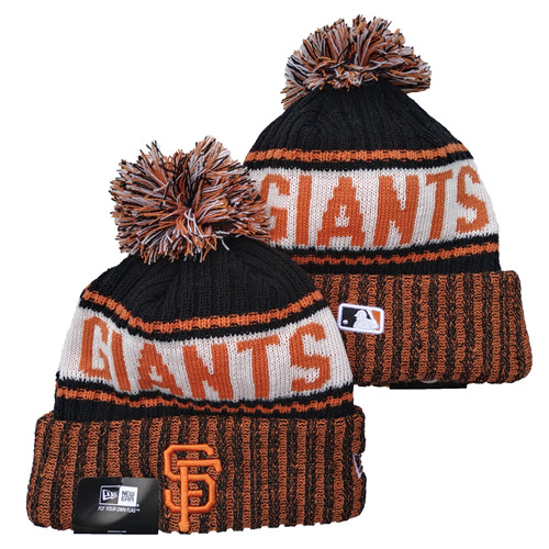 Giants Team Logo Pom Knit Hat YD Giants Team Logo Pom Knit Hat YD
