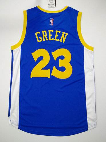 Golden 2015 State Warrlors 23 Draymond Green Blue Stitched NBA Hot print Jersey