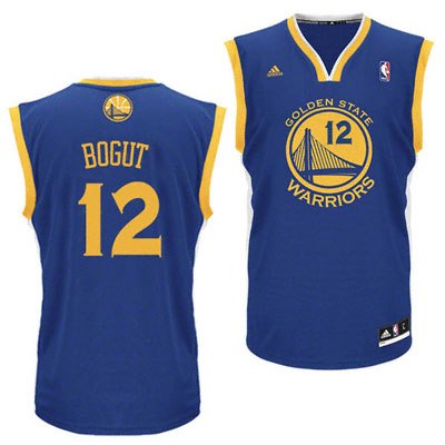 Golden State Warriors #12 Andrew Bogut Blue NBA Jersey