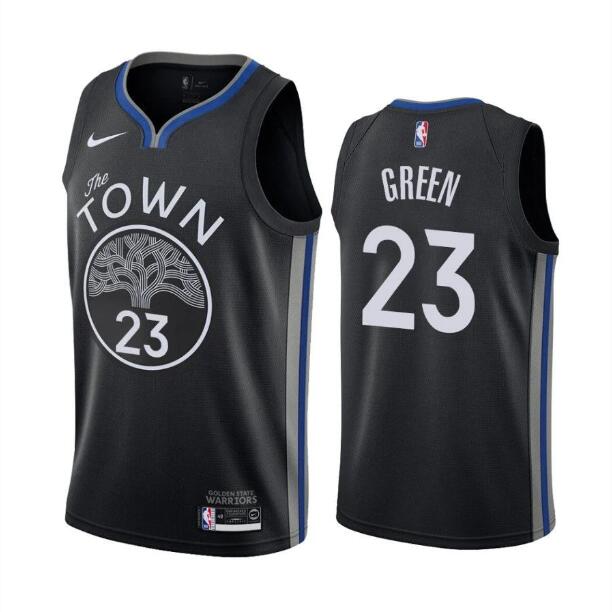 Golden State Warriors #23 Draymond Green Black 2019-20 City Jersey Golden State Warriors #23 Draymond Green Black 2019-20 City Jersey