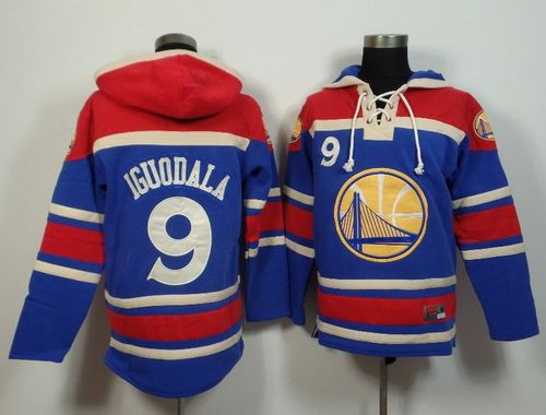 Golden State Warriors #9 Andre Iguodala Blue Sawyer Hooded Sweatshirt NBA Hoodie Golden State Warriors #9 Andre Iguodala Blue Sawyer Hooded Sweatshirt NBA Hoodie