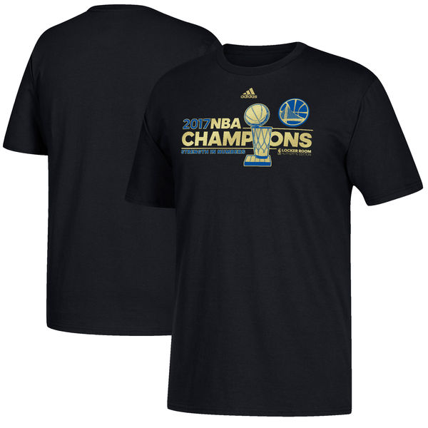 Golden State Warriors 2017 NBA Champions Black Men's T-Shirt Golden State Warriors 2017 NBA Champions Black Men's T-Shirt