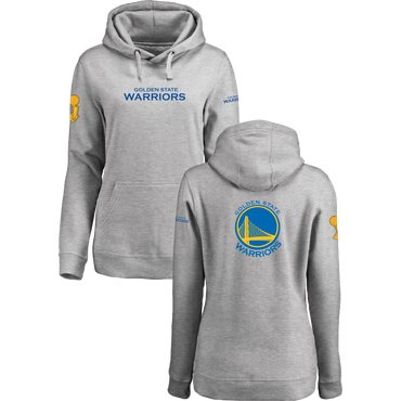 Golden State Warriors 2017 NBA Champions Gray Women's Pullover Hoodie4