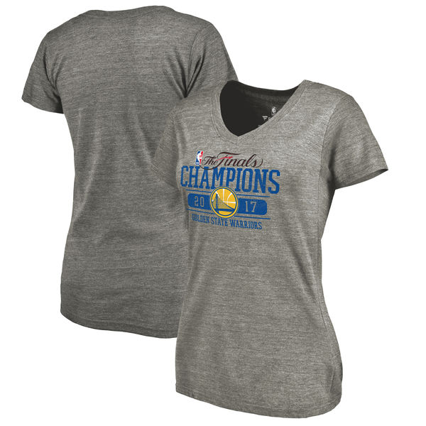 Golden State Warriors 2017 NBA Champions Gray Women's T-Shirt Golden State Warriors 2017 NBA Champions Gray Women's T-Shirt
