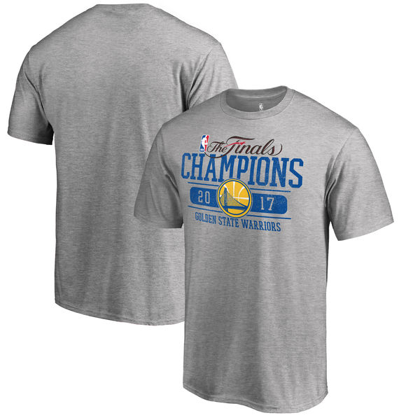 Golden State Warriors 2017 NBA Champions Men's T-Shirt Gray4 Golden State Warriors 2017 NBA Champions Men's T-Shirt Gray4