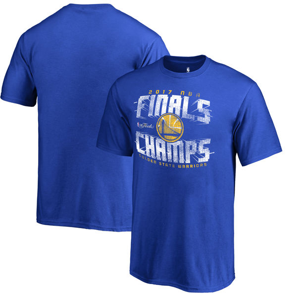 Golden State Warriors 2017 NBA Champions Men's T-Shirt Royal7 Golden State Warriors 2017 NBA Champions Men's T-Shirt Royal7