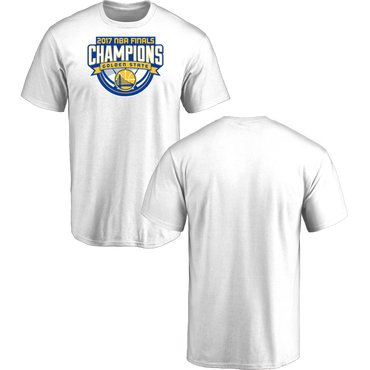 Golden State Warriors 2017 NBA Champions Men's T-Shirt White Golden State Warriors 2017 NBA Champions Men's T-Shirt White