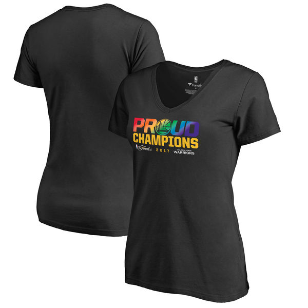 Golden State Warriors 2017 NBA Champions Proud Black Women's T-Shirt Golden State Warriors 2017 NBA Champions Proud Black Women's T-Shirt