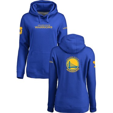 Golden State Warriors 2017 NBA Champions Royal Women's Pullover Hoodie3