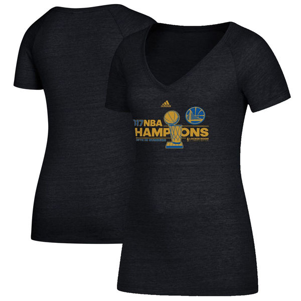 Golden State Warriors 2017 NBA Champions Women's T-Shirt Black Golden State Warriors 2017 NBA Champions Women's T-Shirt Black