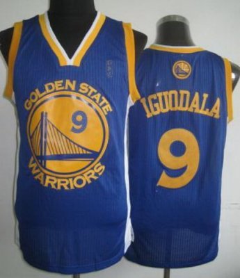 Golden State Warriors 9 Andre Iguodala Blue Revolution 30 NBA Jerseys