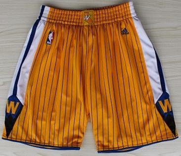 Golden State Warriors Yellow Revolution 30 Swingman NBA Shorts