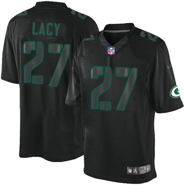 Green Bay Packers #27 Eddie Lacy Black NFL Impact Limited Jersey Green Bay Packers #27 Eddie Lacy Black NFL Impact Limited Jersey