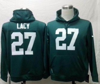 Green Bay Packers #27 Eddie Lacy Green NFL Pullover Hoodie Green Bay Packers #27 Eddie Lacy Green NFL Pullover Hoodie