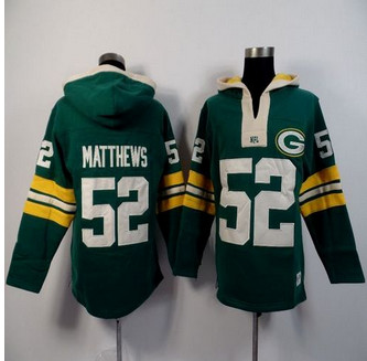 Green Bay Packers #52 Clay Matthews Green Player Winning Method Pullover NFL Hoodie Green Bay Packers #52 Clay Matthews Green Player Winning Method Pullover NFL Hoodie