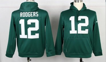 Green Bay Packers 12 Aaron Rodgers Pullover Hoodie Green Green Bay Packers 12 Aaron Rodgers Pullover Hoodie Green