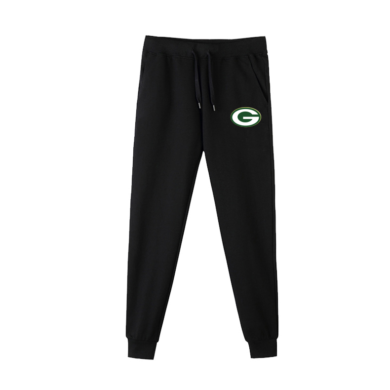 Green Bay Packers Black Men's Winter Thicken NFL Sports Pant Green Bay Packers Black Men's Winter Thicken NFL Sports Pant