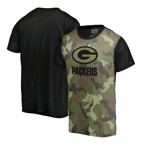Green Bay Packers Camo NFL Pro Line By Fanatics Branded Blast Sublimated T Shirt Green Bay Packers Camo NFL Pro Line By Fanatics Branded Blast Sublimated T Shirt