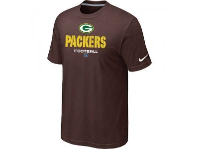 Green Bay Packers Critical Victory Brown T-Shirt