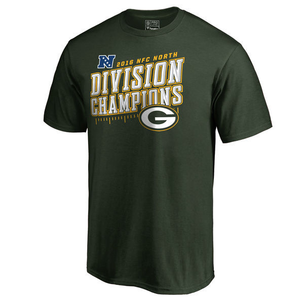 Green Bay Packers Green 2016 NFC North Division Champions Men's Short Sleeve T-Shirt Green Bay Packers Green 2016 NFC North Division Champions Men's Short Sleeve T-Shirt