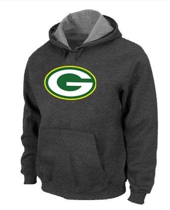 Green Bay Packers Logo Pullover Hoodie D.Grey Green Bay Packers Logo Pullover Hoodie D.Grey