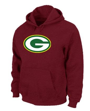 Green Bay Packers Logo Pullover Hoodie RED Green Bay Packers Logo Pullover Hoodie RED