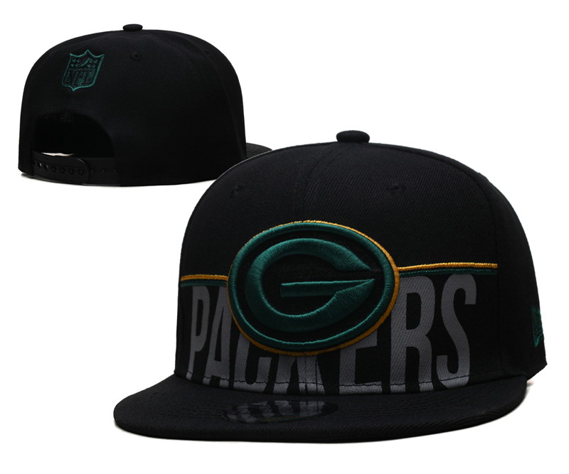 Green Bay Packers NFL Training Black Snapback Cap Green Bay Packers NFL Training Black Snapback Cap