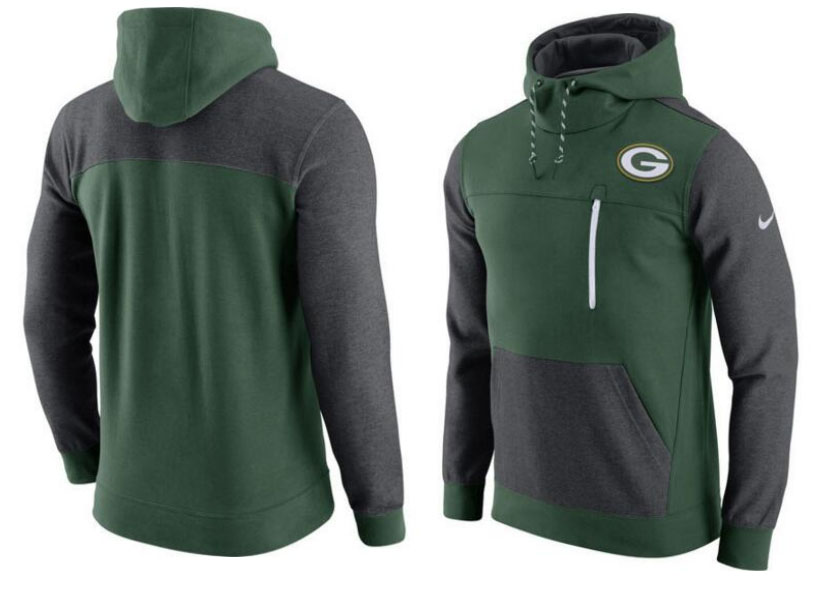 Green Bay Packers Nike AV15 Fleece Pullover Hoodie Green