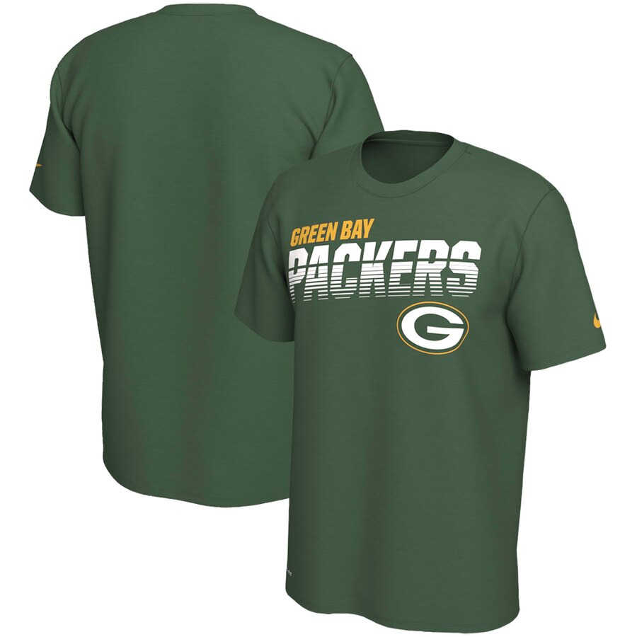 Green Bay Packers Nike Sideline Line Of Scrimmage Legend Performance T-Shirt Green Green Bay Packers Nike Sideline Line Of Scrimmage Legend Performance T-Shirt Green