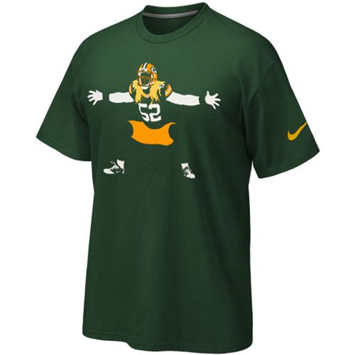 Green Bay Packers Nike Silhouette T-Shirt Green Green Bay Packers Nike Silhouette T-Shirt Green