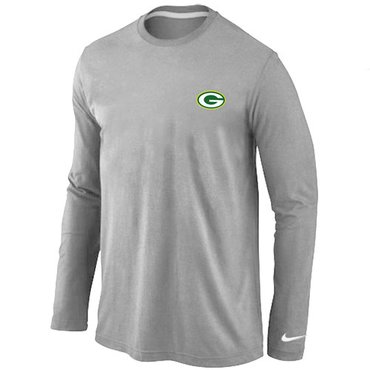 Green Bay Packers Sideline Legend Authentic Long Sleeve T-Shirt Grey Green Bay Packers Sideline Legend Authentic Long Sleeve T-Shirt Grey