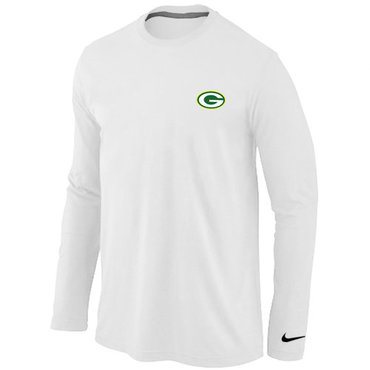 Green Bay Packers Sideline Legend Authentic Long Sleeve T-Shirt White Green Bay Packers Sideline Legend Authentic Long Sleeve T-Shirt White