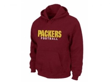 Green Bay Packers font Pullover Hoodie Red Green Bay Packers font Pullover Hoodie Red
