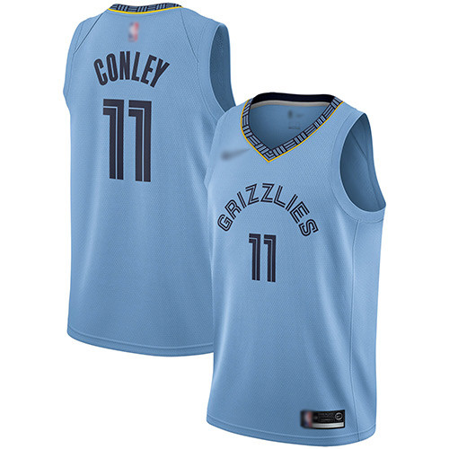 Grizzlies #11 Mike Conley Light Blue Basketball Swingman Statement Edition Jersey Grizzlies #11 Mike Conley Light Blue Basketball Swingman Statement Edition Jersey