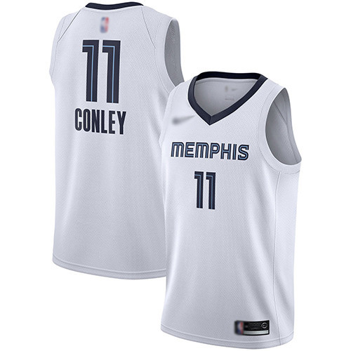 Grizzlies #11 Mike Conley White Basketball Swingman Association Edition Jersey Grizzlies #11 Mike Conley White Basketball Swingman Association Edition Jersey