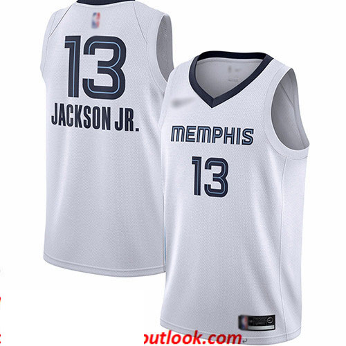 Grizzlies #13 Jaren Jackson Jr. White Basketball Swingman Association Edition Jersey Grizzlies #13 Jaren Jackson Jr. White Basketball Swingman Association Edition Jersey