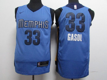 Grizzlies 33 Marc Gasol Light Blue Nike Authentic Jersey Grizzlies 33 Marc Gasol Light Blue Nike Authentic Jersey